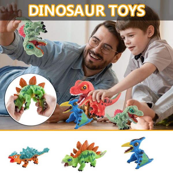 fidget toys color mini dinosaurs squeezes and call soft rubber simulation simple dimple antistress dinosaur toys children gift